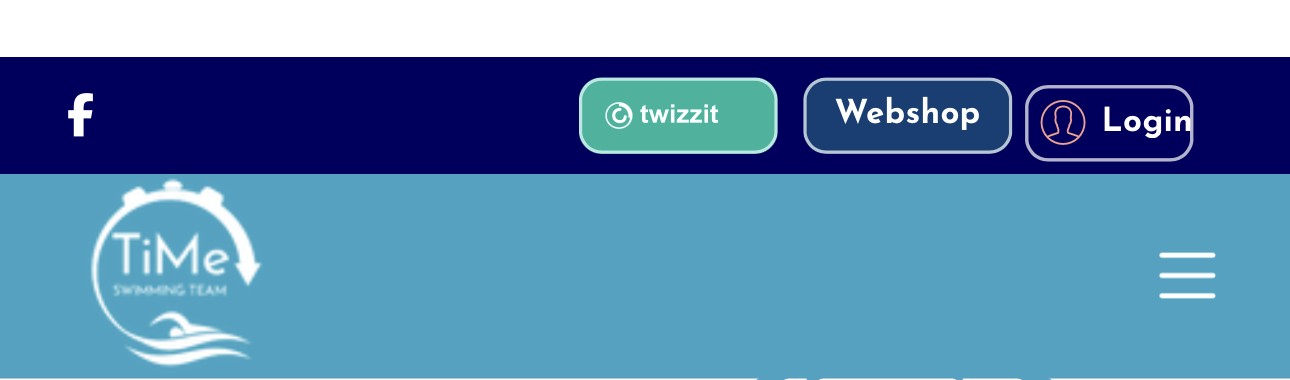 Login-knop op de TiMe website