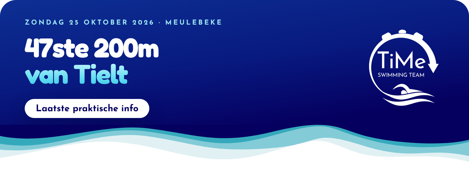 47ste 200 m van Tielt, zondag 25 oktober 2026: laatste praktische info